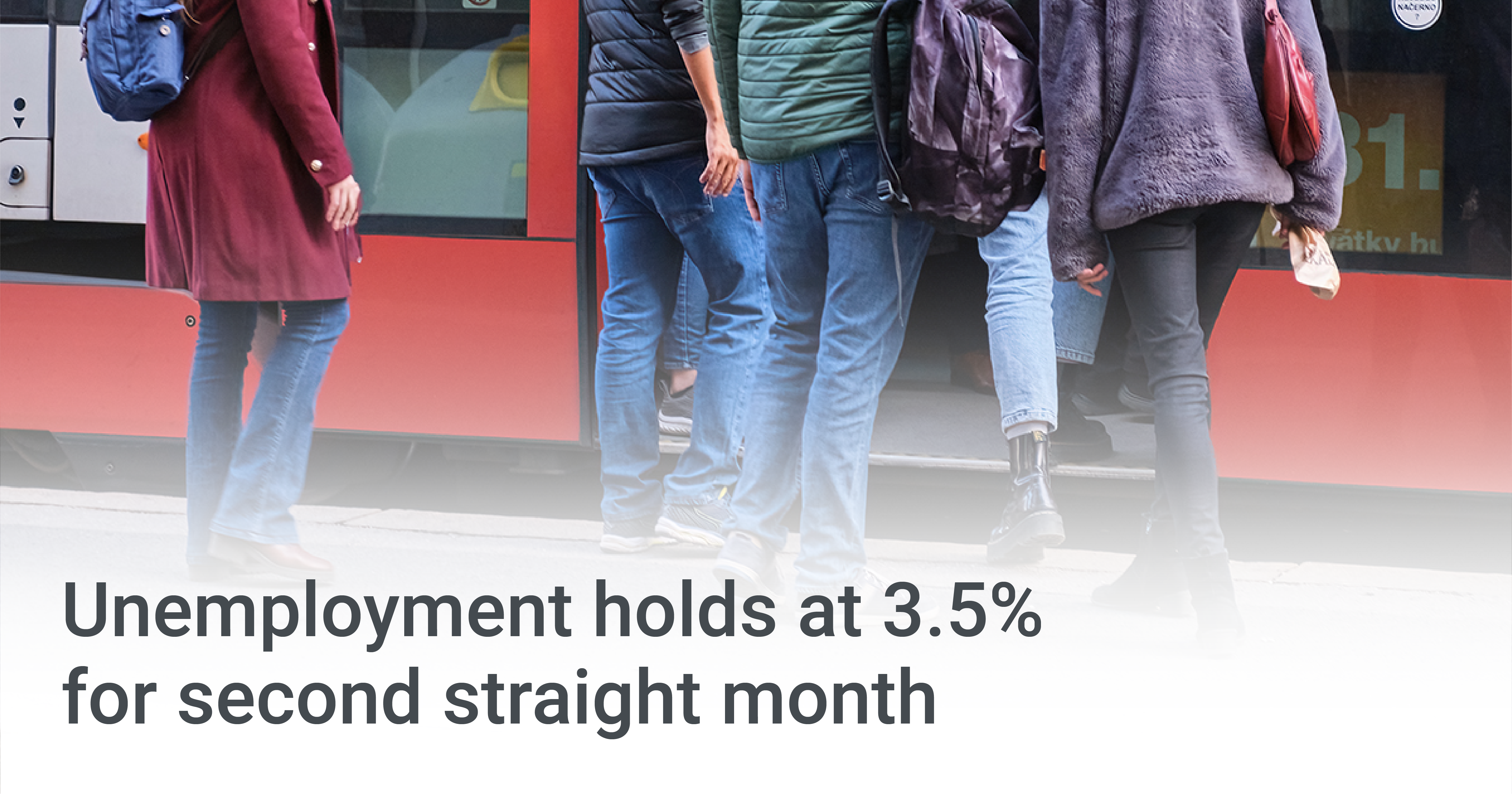 Unemployment stayed at 3.5%