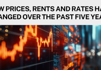 How prices, rents and rates have changed over the past five years