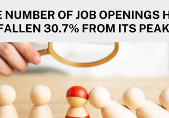 Job Vacancies Down 30.7% From Peak