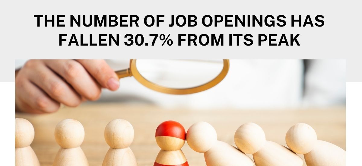 Job Vacancies Down 30.7% From Peak